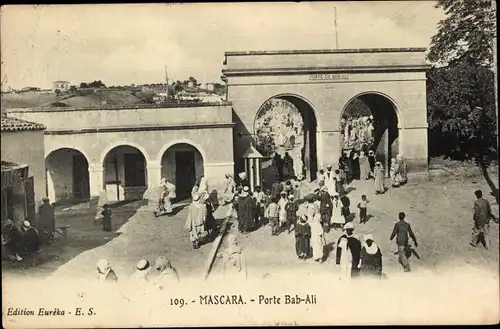 Ak Mascara Algerien, Porte Bab-Ali