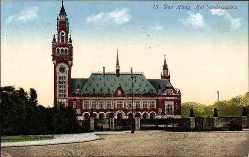 Ak Den Haag Südholland Niederlande, Het Vredespaleis