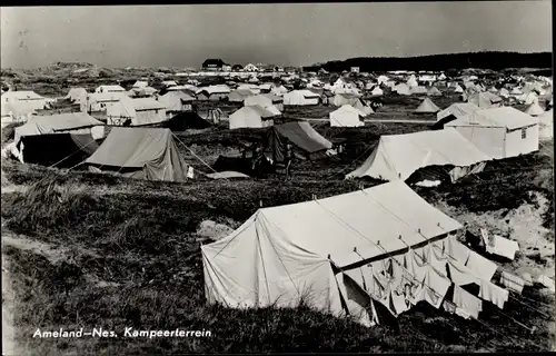 Ak Nes Ameland Friesland Niederlande, Kampeerterrein