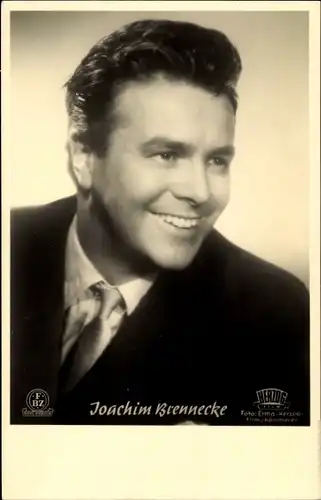 Ak Schauspieler Joachim Brennecke, Portrait, Autogramm, FBZ Verlag