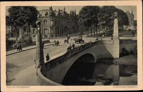 Ak 's Hertogenbosch Nordbrabant Niederlande, Wilhelminabrug