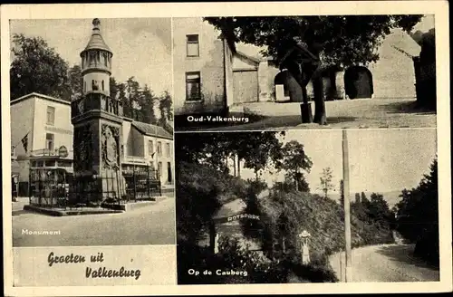 Ak Valkenburg Limburg Niederlande, Monument, Oud-Valkenburg, Op de Cauberg