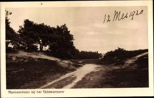 Ak Niederlande, Hunneschans bij het Uddelermeer