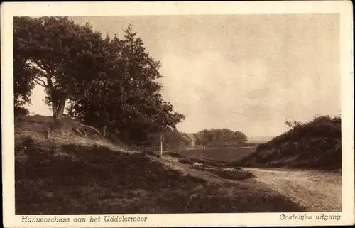 Ak Niederlande, Hunneschans aan het Uddelermeer, Costelijke uitgang