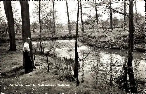 Ak Schin op Geul Limburg Niederlande, Waterval