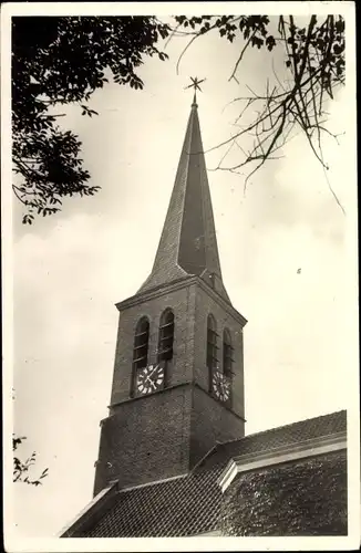 Ak Niederlande, Kirchturm, Bibelzitat, Danksagung