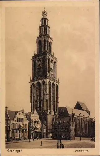 Ak Groningen Niederlande, Martinitoren