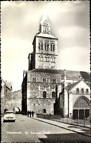 Ak Maastricht Limburg Niederlande, St. Servaas Kerk