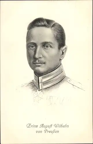 Ak Prinz August Wilhelm von Preußen, Portrait