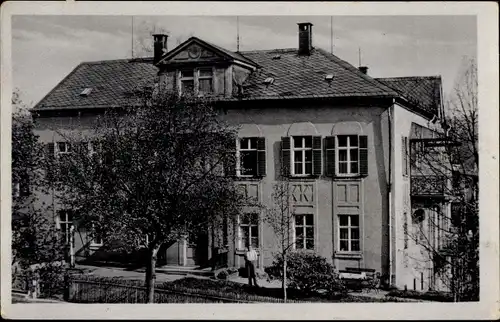 Ak Bad Elster im Vogtland, Kurheim Preyer, Vertragsheim des Staatsbades, Außenansicht