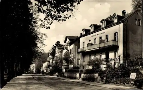 Ak Bad Elster im Vogtland, Straße der Deutsch-Sowjetischen Freundschaft, Stadt Leipzig