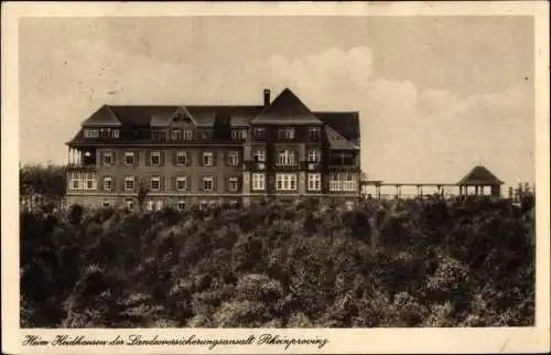 Ak Heidhausen Essen im Ruhrgebiet, Hauptgebäude der Landesversicherungsanstalt Rheinprovinz