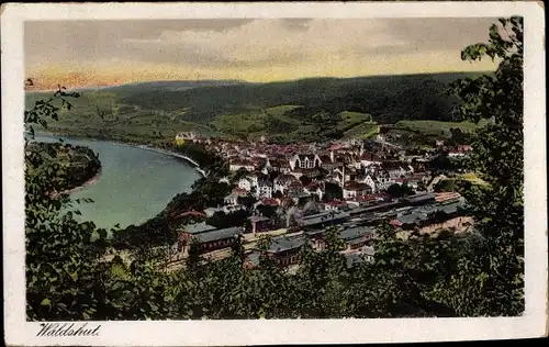 Ak Waldshut Tiengen am Hochrhein, Panorama