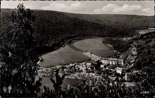 Ak Schönau Gemünden am Main, Panorama, Gaststätte Zum alten Forst