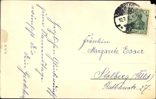 Passepartout Ak Düsseldorf am Rhein, Rheinansicht