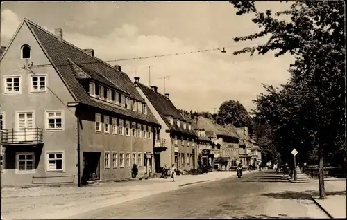 Ak Berggießhübel in Sachsen, Straßenansicht