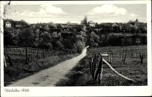 Ak Witzhelden Leichlingen im Rheinland, Straßenpartie, Panorama