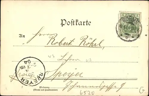 Ak Worms am Rhein, Alte Stadtmauer