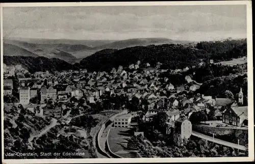 Ak Idar Oberstein an der Nahe, Panoramablick auf die Stadt