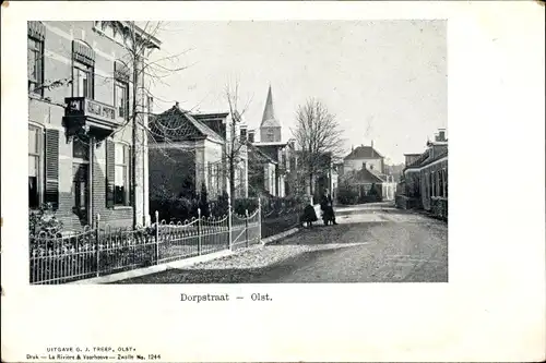 Ak Olst Wijhe Overijssel, Dorpstraat