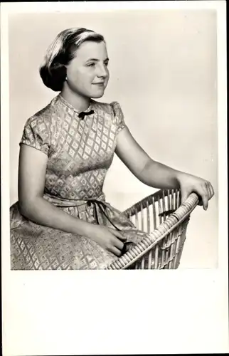 Ak Soestdijk, Prinzessin Margriet der Niederlande, Portrait 1957