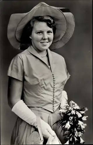 Ak Prinzessin Beatrix der Niederlande, Zutphen 30 Oktober 1954