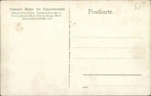 Ak Malter Dippoldiswalde im Osterzgebirge, Talsperre, Maltersee, Gasthof Seeblick, Vorsperre