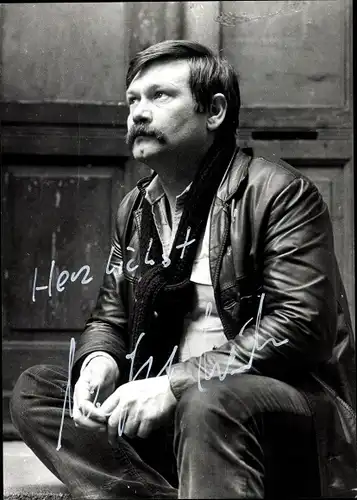 Foto Schauspieler Wolfgang Winkler, Portrait, Autogramm