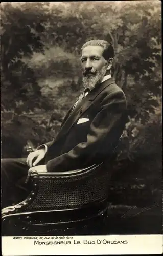 Ak Monseigneur Le Duc d'Orleans, Robert d’Orléans