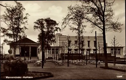 Ak Ostseebad Warnemünde Rostock, Kurhaus