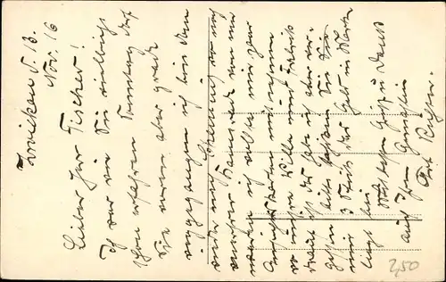 Ak Zwickau in Sachsen, Kaiserliches Postamt m. Albertplatz