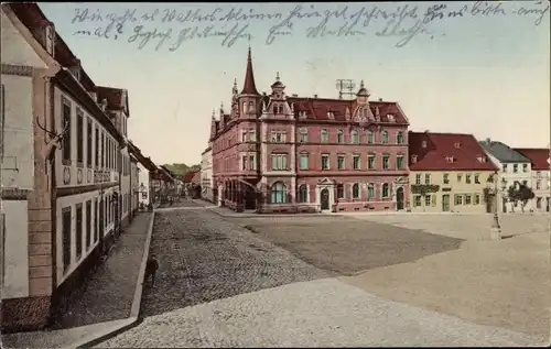 Ak Frohburg in Sachsen, Straßenpartie