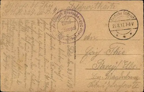 Ak Kowel Ukraine, Kaiserstraße