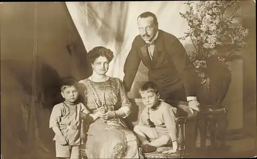 Ak Großherzog Ernst Ludwig von Hessen Darmstadt, Postkartenwoche der Großherzogin Eleonore 1912