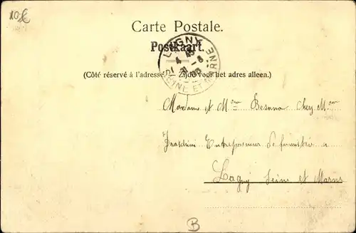 Ak Bruxelles Brüssel, Rue de la Regence