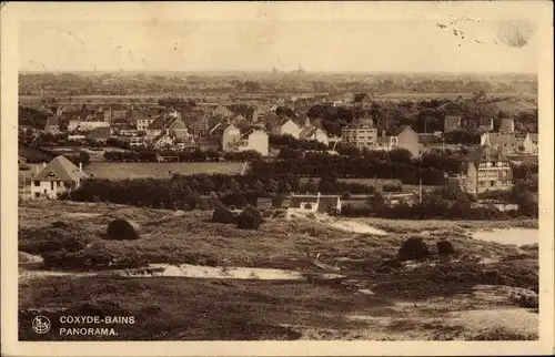Ak  Koksijde Coxyde sur Mer Westflandern, Panorama