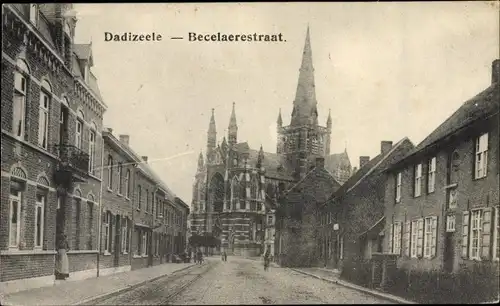 Ak Dadizele Dadizeele Moorslede Westflandern, Becelaeres Straat