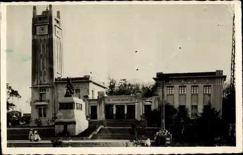 Ak Mostaganem Oran Algerien, L'Hotel de Ville, Denkmal