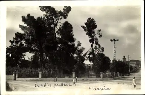 Ak Marnia Maghnia Algerien, Jardin Public