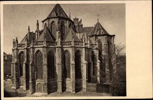 Ak Dordrecht Südholland Niederlande, Groote Kerk, Koor en Kapellenkrans (Ostzijde)