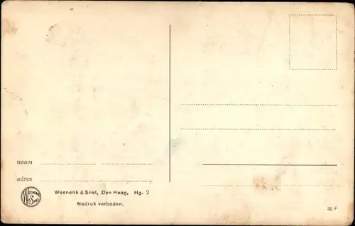 Ak Den Haag Südholland Niederlande, Koninklijk Palais, Denkmal