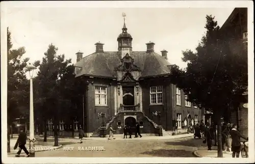 Ak Zandvoort Nordholland Niederlande, Het Raadhuis, Außenansicht