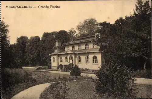 Ak Mondorf les Bains Bad Mondorf Luxemburg, Grande Piscine