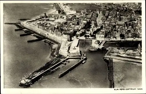 Ak Vlissingen Zeeland Niederlande, 1946, Overzicht, Luftaufnahme