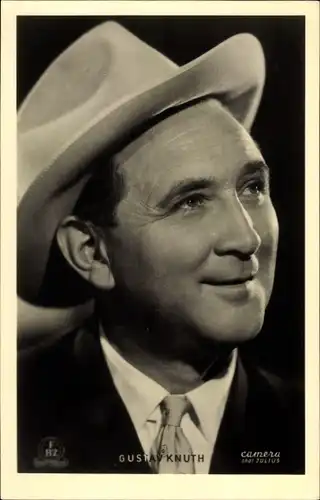 Ak Schauspieler Gustav Knuth mit Hut, Portrait, FBZ Verlag