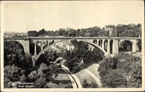 Ak Luxemburg Luxembourg, Pont Adolphe
