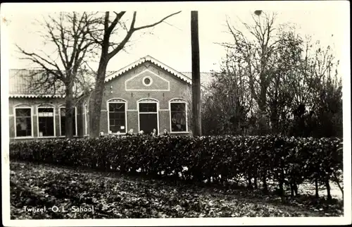 Ak Twijzel Friesland Niederlande, O. L. School