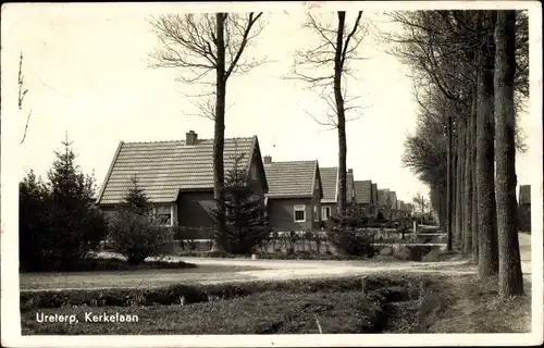 Ak Ureterp Friesland Niederlande, Kerkelaan