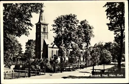 Ak Ternaard Friesland Niederlande, Ned. Herv. Kerk