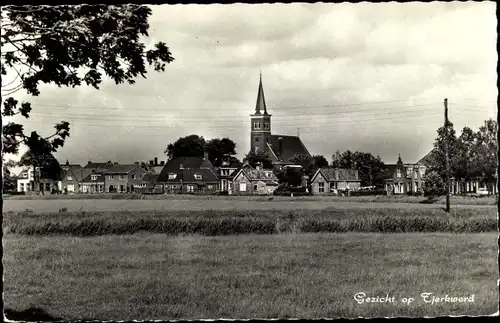 Ak Tjerkwerd Súdwest Fryslân Friesland Niederlande, Gezicht io Tjerkwerd, Kirche